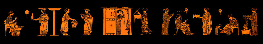 Griechische Frauen im Alltag